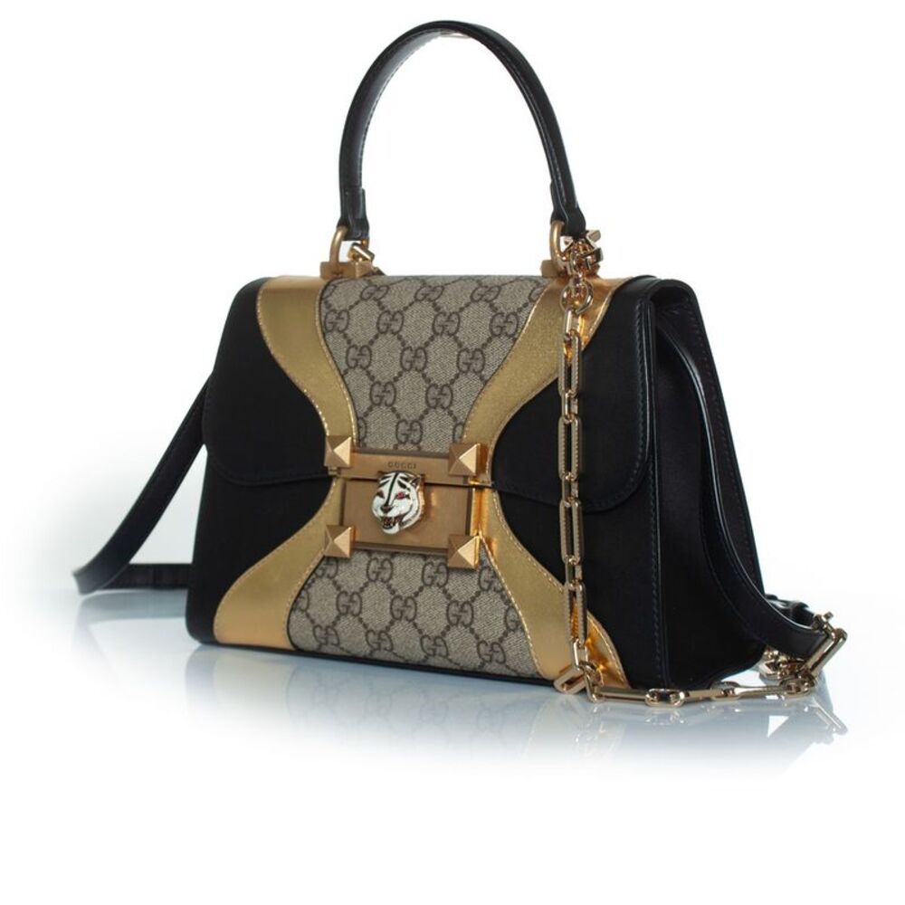 Gucci Supreme monogram Osiride top handle bag